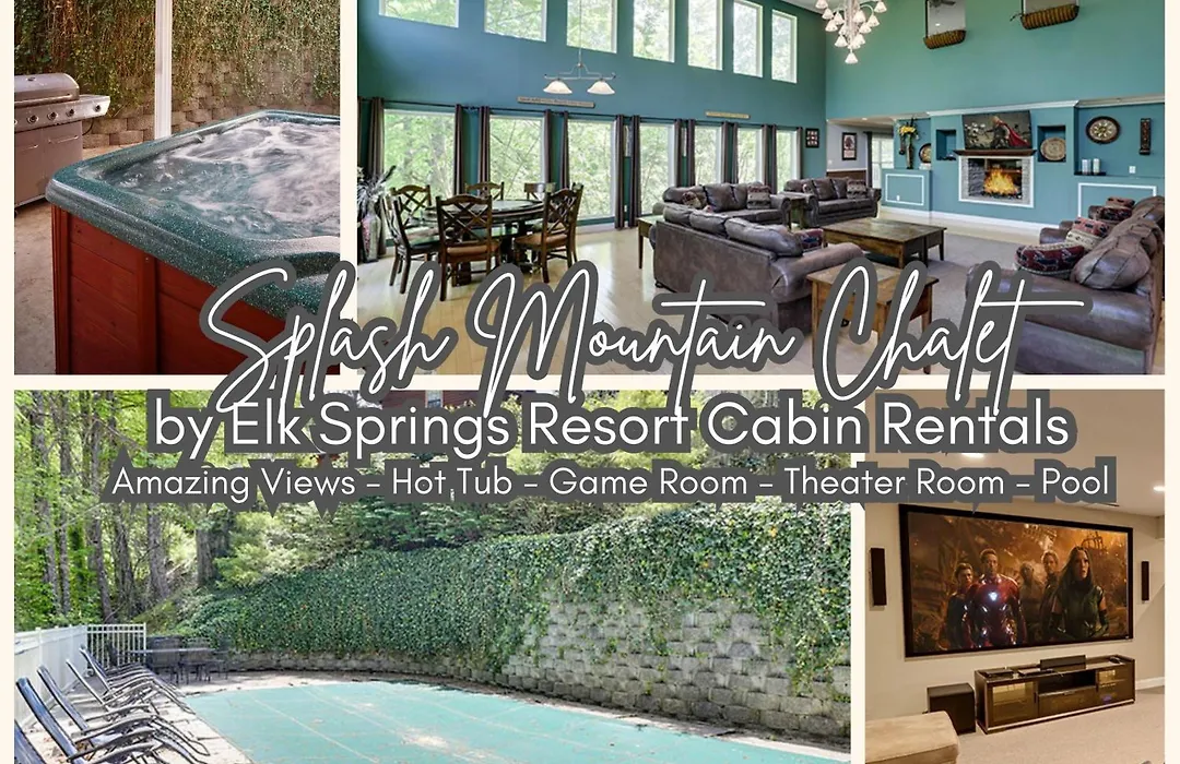 Splash Mountain Chalet: Private Pool Theater-1